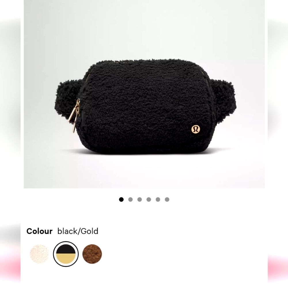Lululemon Sherpa belt bag